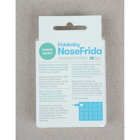 FridaBaby NoseFrida Hygiene Filters Snot Sucker Filter Lot Of 2 New Boxes - Picture 2 of 3